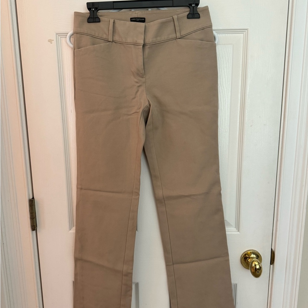 Ann Taylor Signature pants tan
